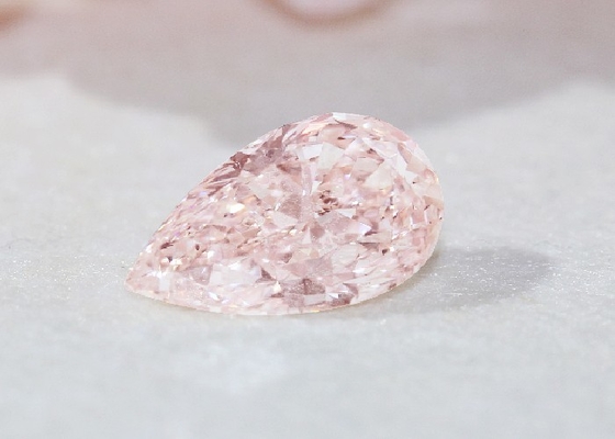 Sakura Pink Pear Shape Lab Gekweekte Roze Diamanten 1.5ct-2ct