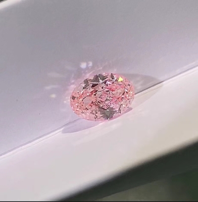 Ovale vorm Lab gegroeide kersenroze diamanten 2.1ct-3.0ct Met IGI-certificering