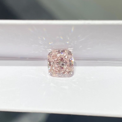 Verklaarde Diamanten IGI van CVD van de kussen de Briljante Besnoeiing 2.0ct-2.5ct Gekweekte Roze Laboratorium