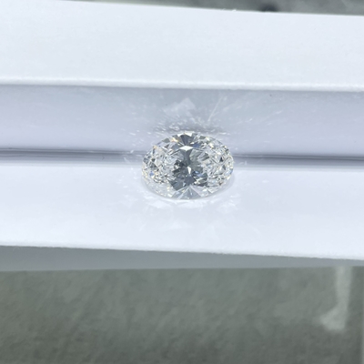 0,5 ct ovaal briljant geslepen D VS klein formaat laboratoriumgegroeide diamant IGI-gecertificeerd