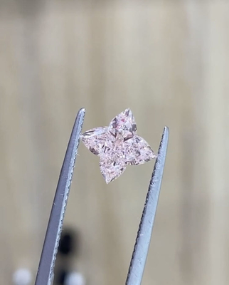 Kunstmatige Laboratorium Gebouwde Diamanten Vier de Buitensporige Intense Roze Diamant van de Bladklaver