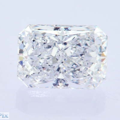 Grote grootte 4+Ct laboratoriumgeteeld CVD Wit Diamant Fancy Radiant Shape IGI gecertificeerd