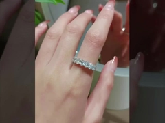 Ovale eeuwige ring Lab gegroeide diamanten ringen voor bruiloft ring cadeau voorstel ring