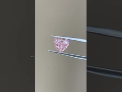 Fancy Intense Roze Hartvorm Lab Groeide Diamanten IGI Gecertificeerde Diamanten Roze Diamanten